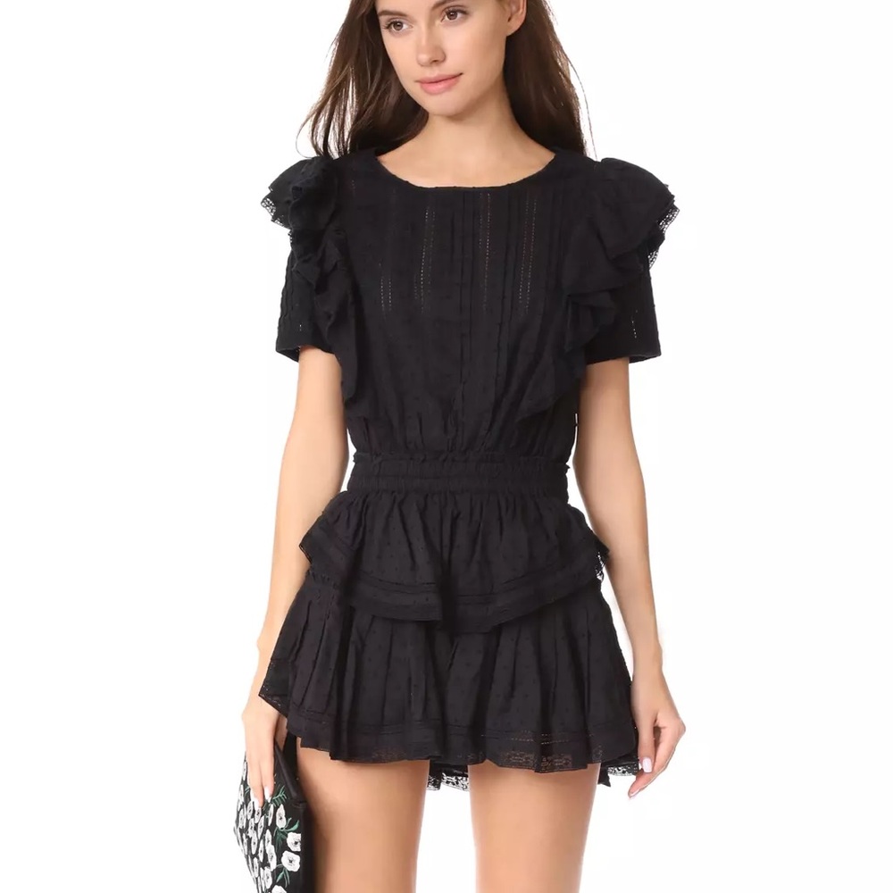 ‼️SOLD‼️ LoveShackFancy Natasha Dress in Black